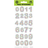 Spotted Numbers Sticker Sheet