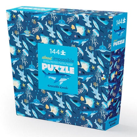 Crocodile Creek 144 Piece Puzzle Impossible Shark Reef