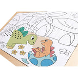 Hape - Double Sided Colour Puzzle - Dinosaurs