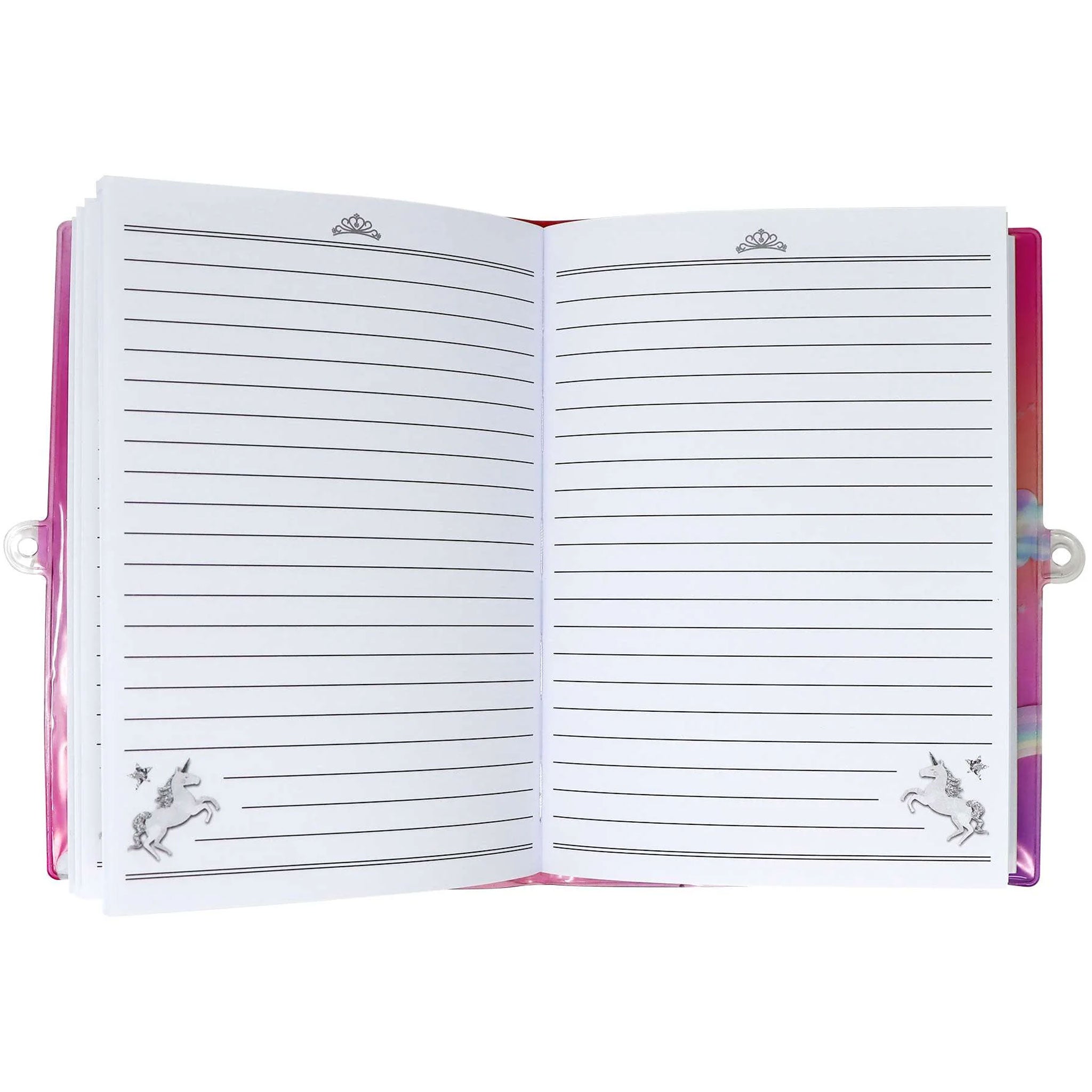 Pink Poppy Lockable Diary Unicorn Butterfly Yellow Zebra