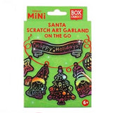 Christmas - Mini Xmas Activity Sets - Scratch Art Garland