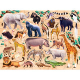 Hinkler - Explore 24 African Animals - 100 Piece Puzzle