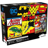 500 Piece DC Comics - 3 Puzzle Set