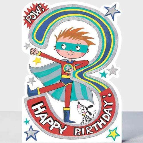 Rachel Ellen  - Birthday Card - Male Age 3