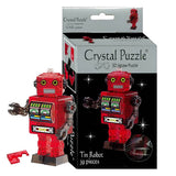 3D Crystal Puzzle - Red Robot