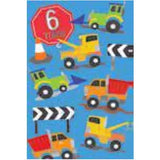 6 Today - Trucks Birthday Card