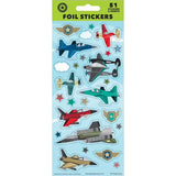 Aeroplane Foil Sticker Sheet