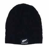 All Blacks - Kids Cable Knit Beanie - O/S