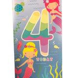 4 Today Mermaid - Birthday Card