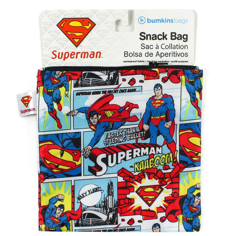 Bumkins - Large Snack Bag - Superman