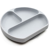 Bumkins - Silicone Grip Dish - Grey