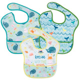 Bumkins - Waterproof Superbib 3 Pack - Rolling With The Waves