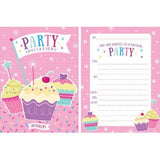 Padded Invitations - Cupcakes