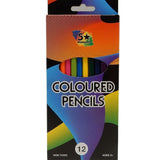 Coloured Pencils - Full Length 12 Pack
