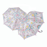 Floss & Rock - Colour Changing Umbrella - Unicorn Rainbow