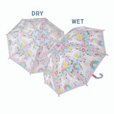 Floss & Rock - Colour Changing Umbrella - Unicorn Rainbow