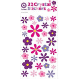 Flowers Crystal Sticker Sheet