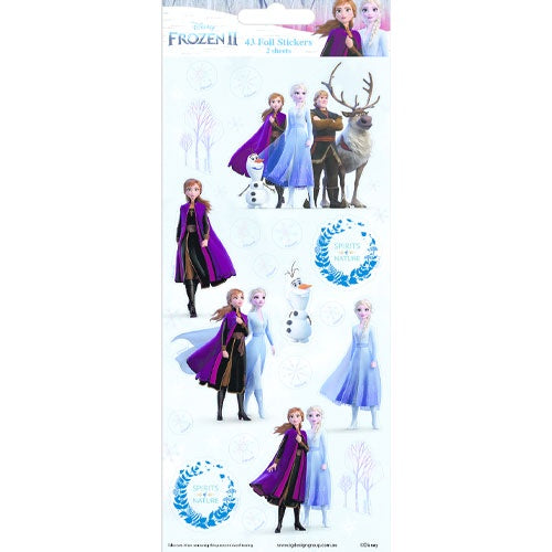 Frozen II Foil Sticker Sheet