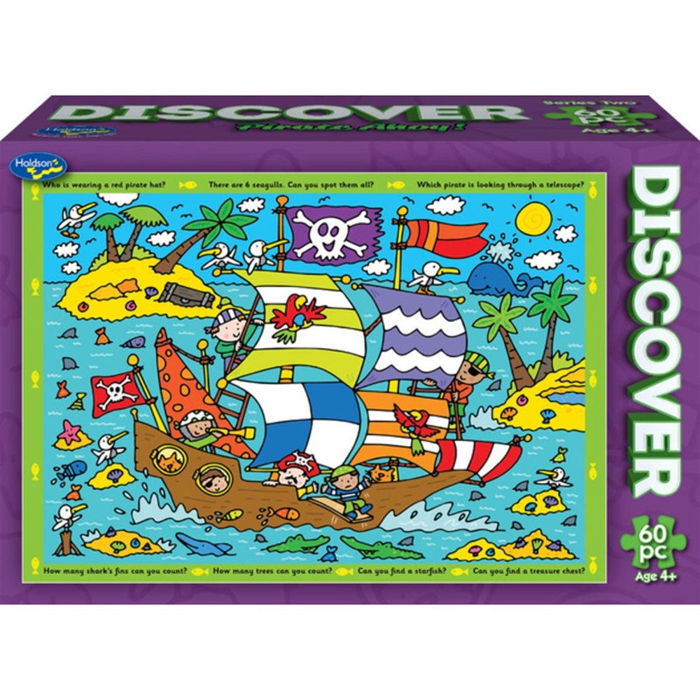 Discover 60 Piece Puzzle - Pirate Ahoy!