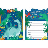 Invitations - Dinosaur Roar - 8 Pack