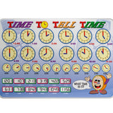 Learning Placemat - Time To Tell Time