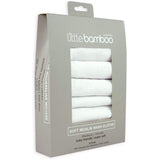 Bamboo Muslin Washer 6PK - Natural