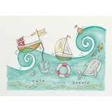 Customisable Baby Art Print - Sea