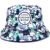 Little Renegade - Reversible Bucket Hat - Bears & Beasties