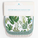 Muslin Classic Bib 3 Pack - Tropical Leaf