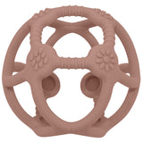 Silicone Teething Ball - Rose