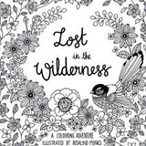 Adult Colouring - Lost In The Wilderness - Mini Book