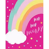 Mini Birthday Card - Hip Hip Hooray Rainbow