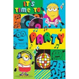 Birthday Card - Minions It's Time To Party