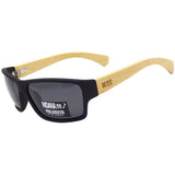 Moana Road Kids Sunglasses - Apprentice Black with Wood Arms