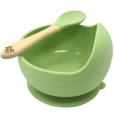 Moana Road Silicone Suction Bowl - Green