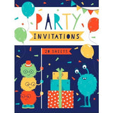 Padded Invitations - Monsters