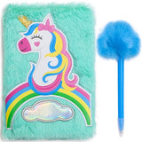 Mad Ally - Fun Notebook & Pen Set - Rainbow Unicorn
