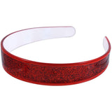 Pink Poppy - Glitter Resin Headband