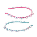 Pink Poppy - Shimmering Mermaid Pearl Headband