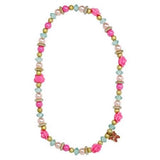 Pink Poppy - Butterfly Flower Necklace
