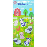 Farmyard Animals Puff Sticker Sheet