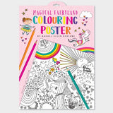 Rachel Ellen  - Colouring Poster - Magical Fairy Land
