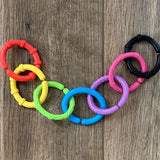 RePlay - 7 Teether Links - Multi Colours