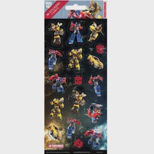 Transformers Sticker Sheet – Yellow Zebra
