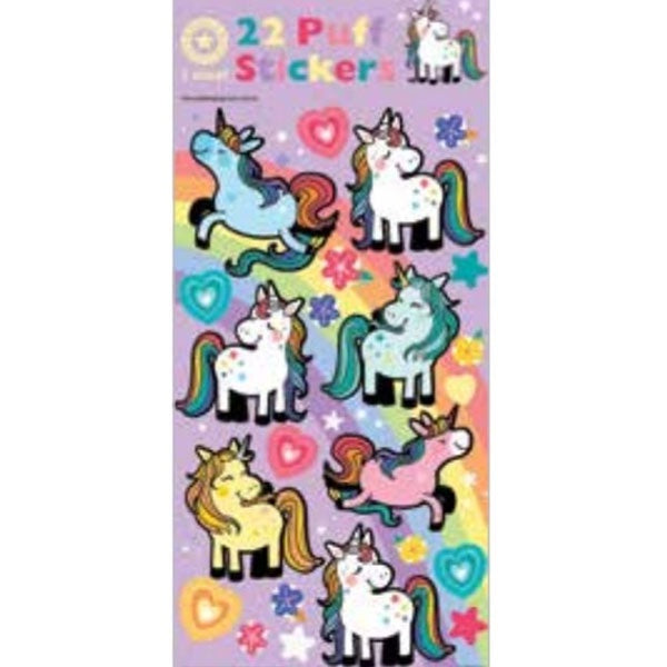 Unicorn Puffy Sticker Sheet