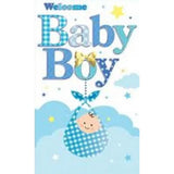 Baby Boy Card - Welcome Baby Boy