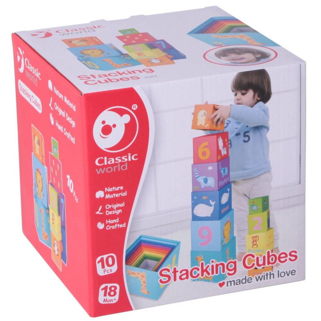 Stacking Cubes – Yellow Zebra