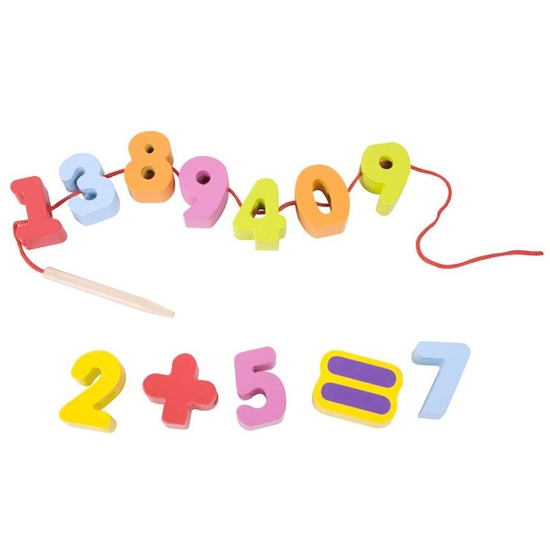 Threadable Numbers Threading Beads - Numbers – Yellow Zebra
