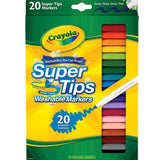 Crayola - Super Tips Washable Markers - 20 Pack