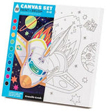 Crocodile Creek - Canvas Paint & Brush Set - Space